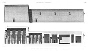 A Vol. IV — Denderah (Tentyris) — Pl. 10 - Élévation latérale et coupe longitudinale du grand temple