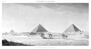 A Vol. V — Pyramides de Memphis — Pl. 7 - Vue générale des pyramides, prise du sud-est