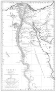 Carte - Égypte nommée dans le pays Missir