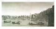 EM Vol. I — Le Kaire — Pl. 43 - Vue de la place Ezbekyeh ; côté de l'ouest
