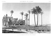 EM Vol. I — Environs du Kaire — Pl. 22 - Vue d'une mosquée ruinée dans l'Île de Roudah