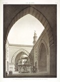 EM Vol. I — Le Kaire — Pl. 37 - Vue perspective de la mosquée de Soultân Hasan