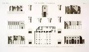 EM Vol. I — Le Kaire Citadelle — Pl. 72 - 1...13. Plan, élévation, coupes et détails de chapiteaux du divan de Joseph. 14...18. Détails de portes.