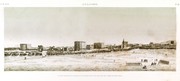 EM Vol. II — Alexandrie — Pl. 98 - Vue de l'esplanade ou grande place du port neuf. Et de l'enceinte des arabes, seconde partie.