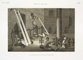 EM Vol. II — Arts et métiers — Pl. XIII - Vue intérieure de l'attélier du tisserand