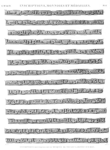 em Vol. II — Inscriptions, monnoies et médailles — Pl. d
